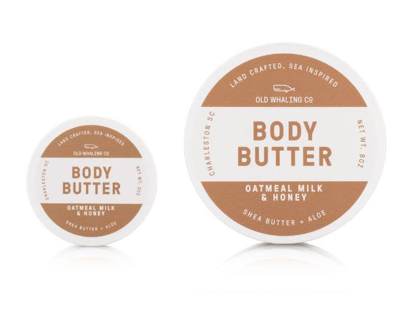 Travel Size Oatmeal Milk & Honey Body Butter (2oz)  Old Whaling Company   