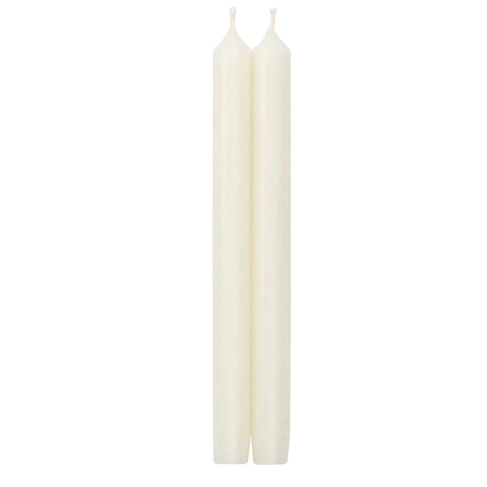 Duet Taper Candle - 12” Pair  Caspari White  