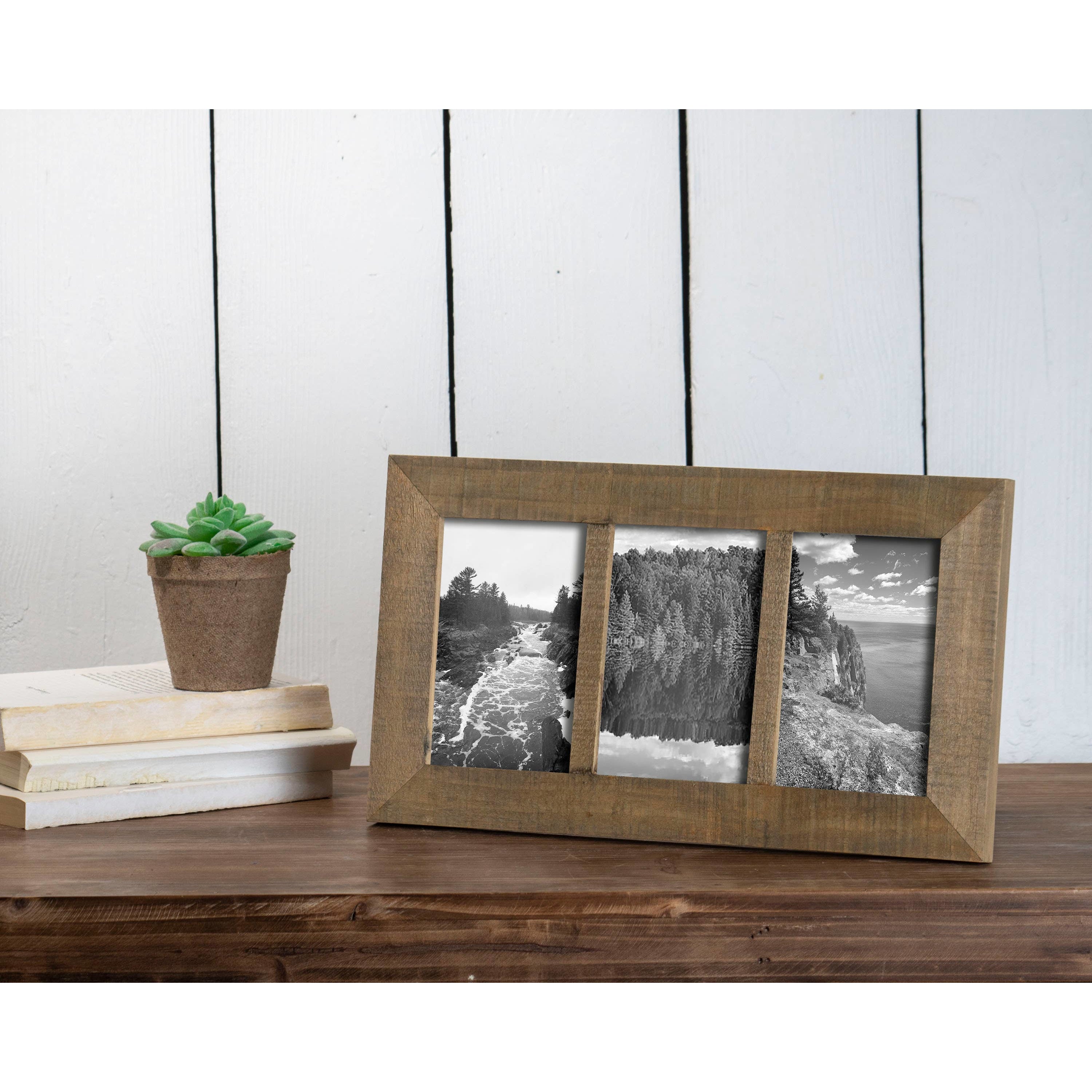 4X6 Three Photo Ripley Frame  Foreside Home & Garden   