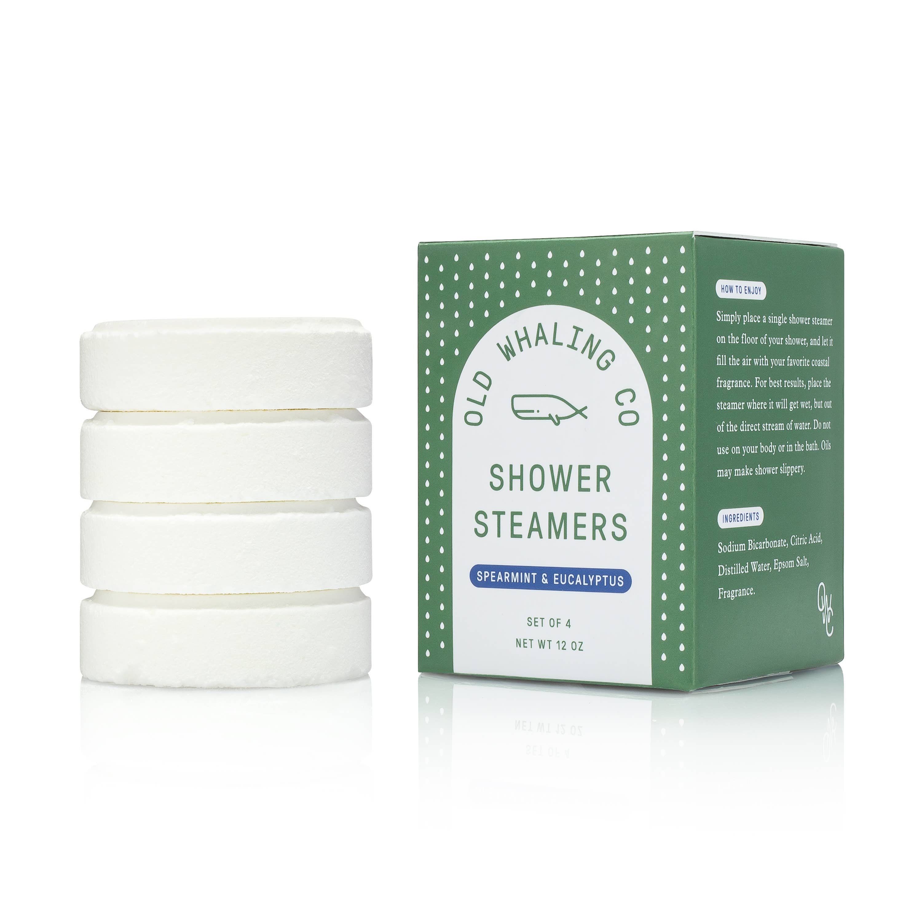 Spearmint & Eucalyptus Shower Steamers  Old Whaling Company   