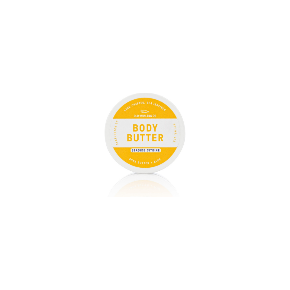 Travel Size Seaside Citrine Body Butter (2oz)  Old Whaling Company   