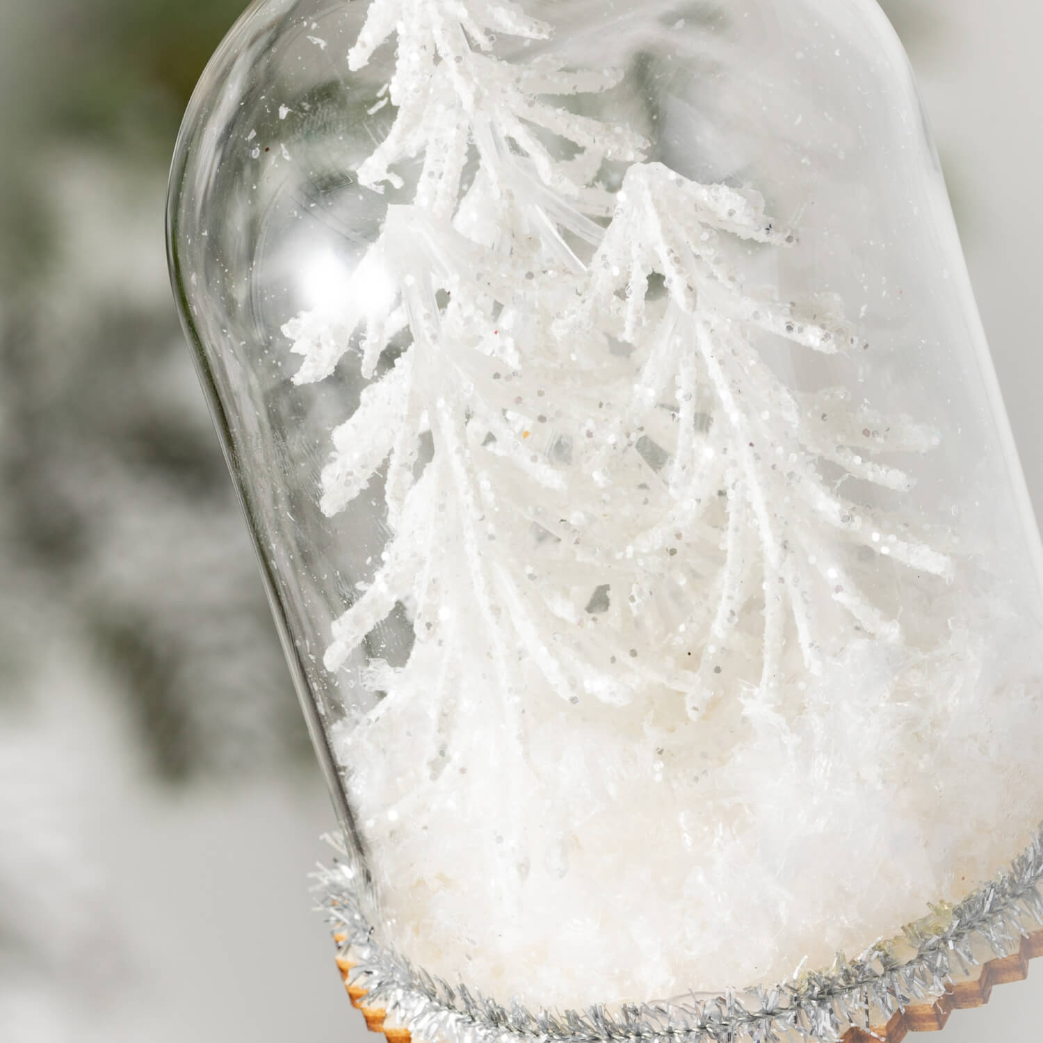 Trees In Cloche Ornament  Sullivans   