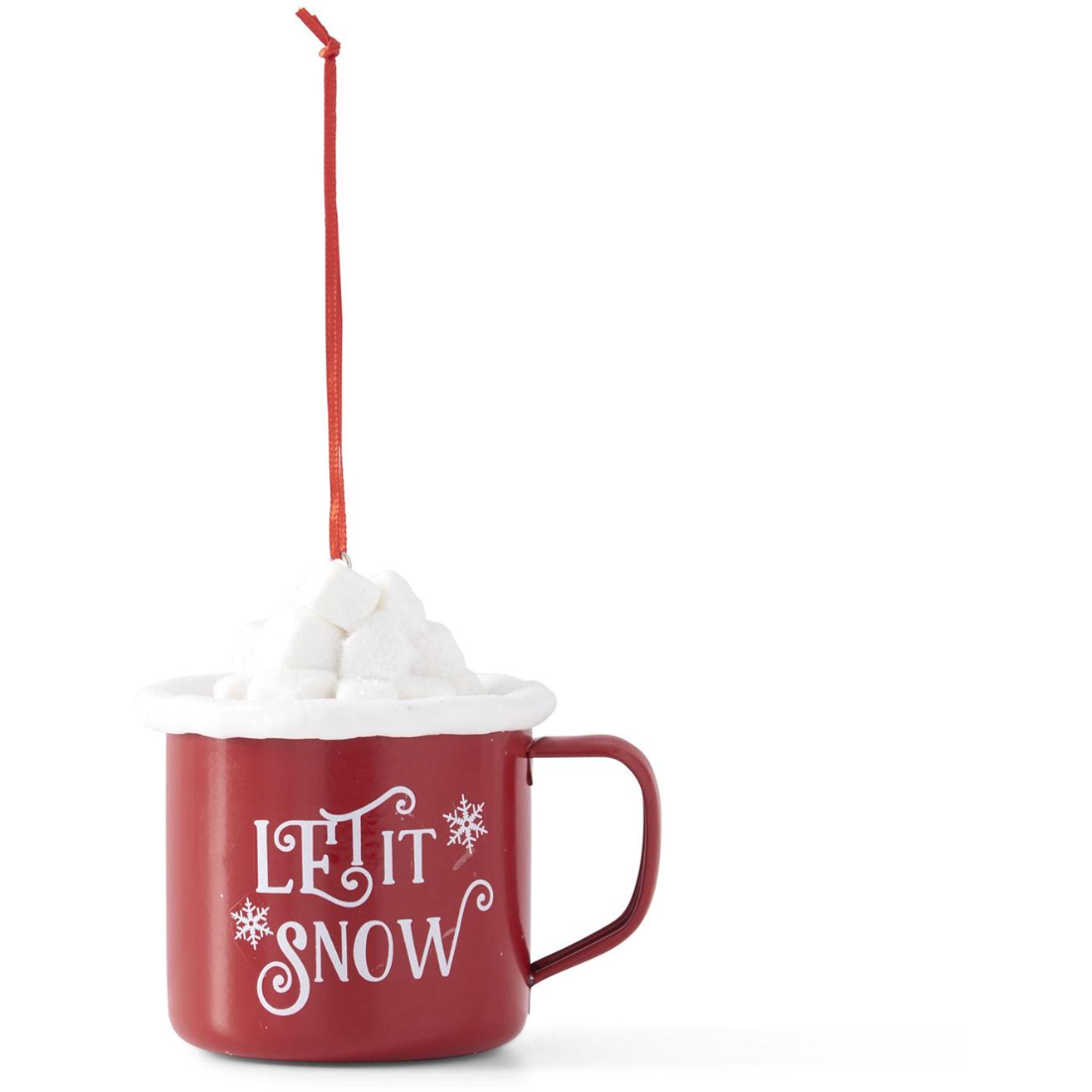 Hot Coco Mug Ornament  K&K Red  