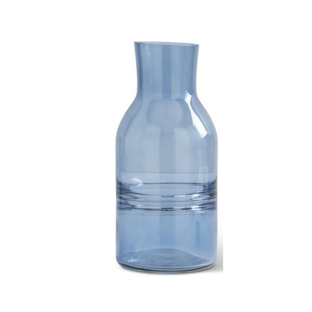 Blue Glass Vases - Tapered Neck  K&K Slim  