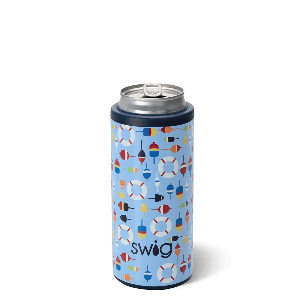 Skinny Can Cooler - Bobbing Buoys  Swig Life   