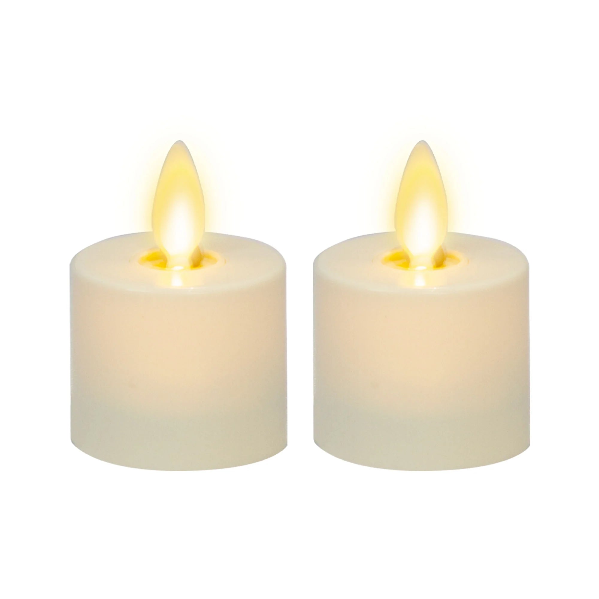 Ivory Luminara Indoor Tealights 2pk  K&K   